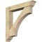 Ekena Millwork Westlake Traditional Rough Sawn Bracket w/ Offset Brace, Douglas Fir, 8"W x 46"D x 46"H BKT0806X46X46WTL01RDF - alternate 1